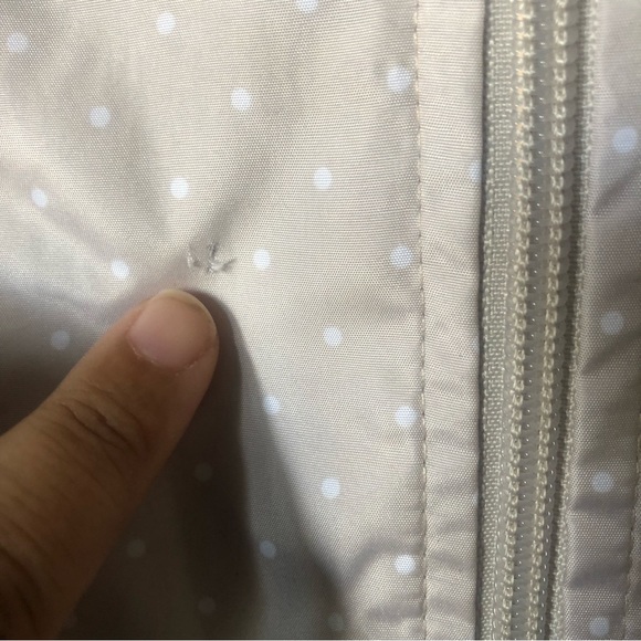 Jones New York Polka Dot Rain Jacket - Picture 8 of 8